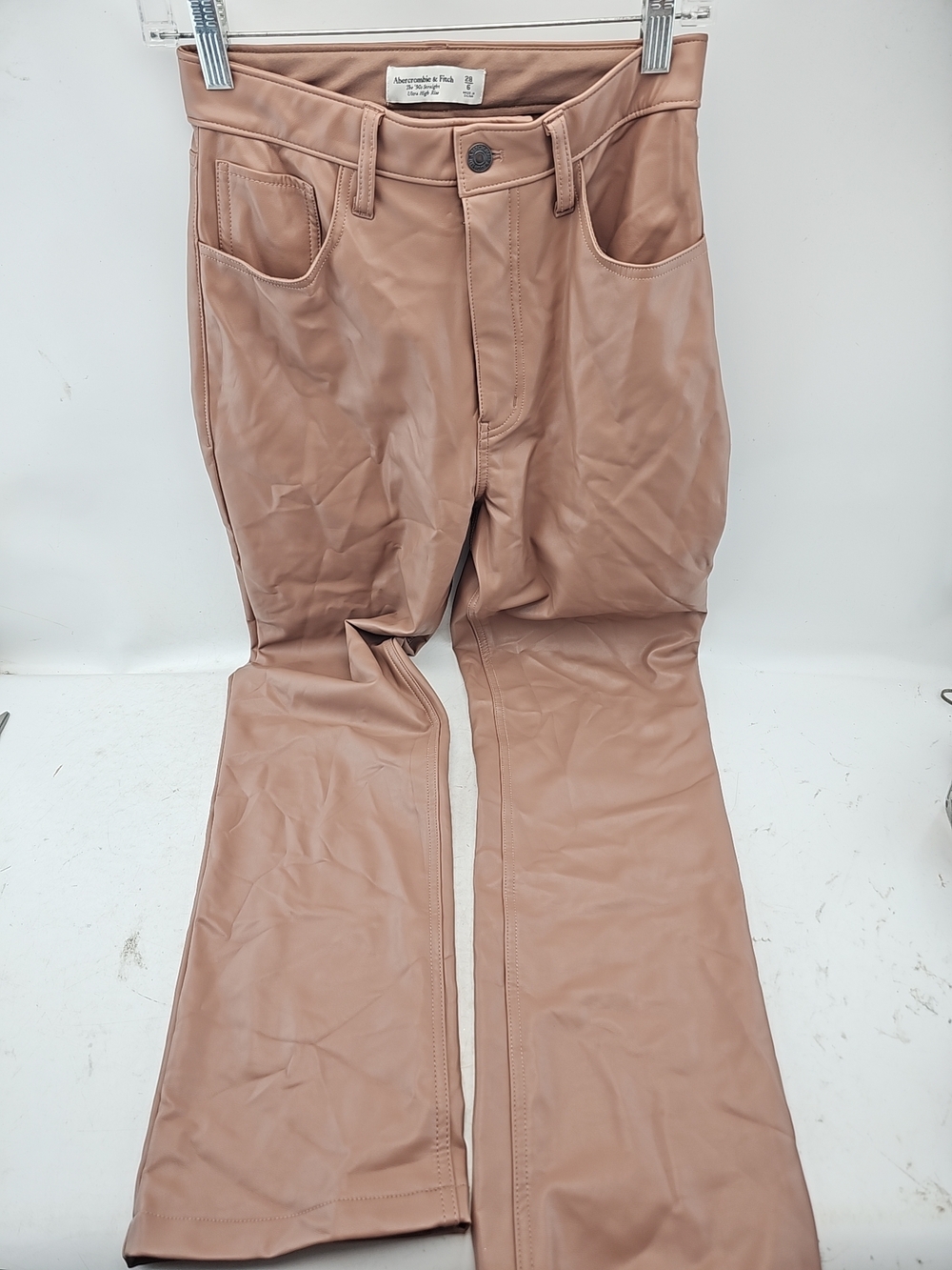Abercrombie & Fitch Faux Leather Curve Love Pants
